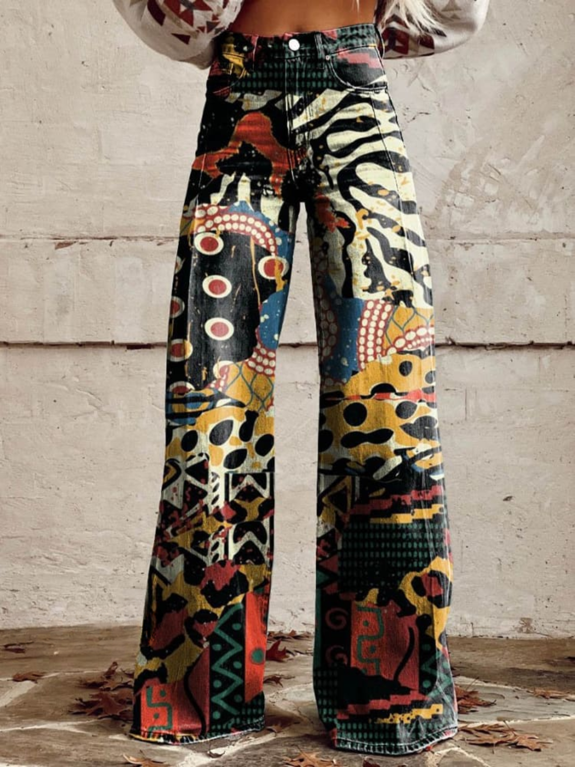 Mosaic™ | Pantalon large Eclectic Art