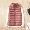 Lucile™ | Nouveau gilet d'hiver en plumes de canard blanches