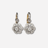 Boucles d'oreilles en cristal vintage Mandala