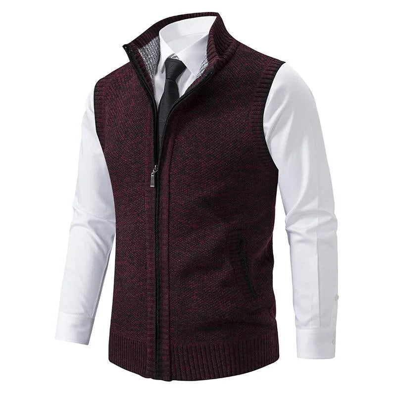 Aiden™ | Gilet polaire tricoté sans manches