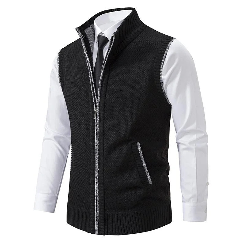 Aiden™ | Gilet polaire tricoté sans manches