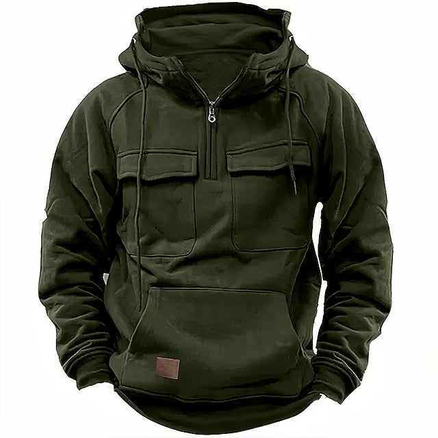 Nolan™ | Hoodie d'hiver confortable avec fermeture éclair