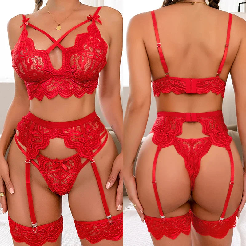 Mariane | Ensemble de lingerie française 3 pièces