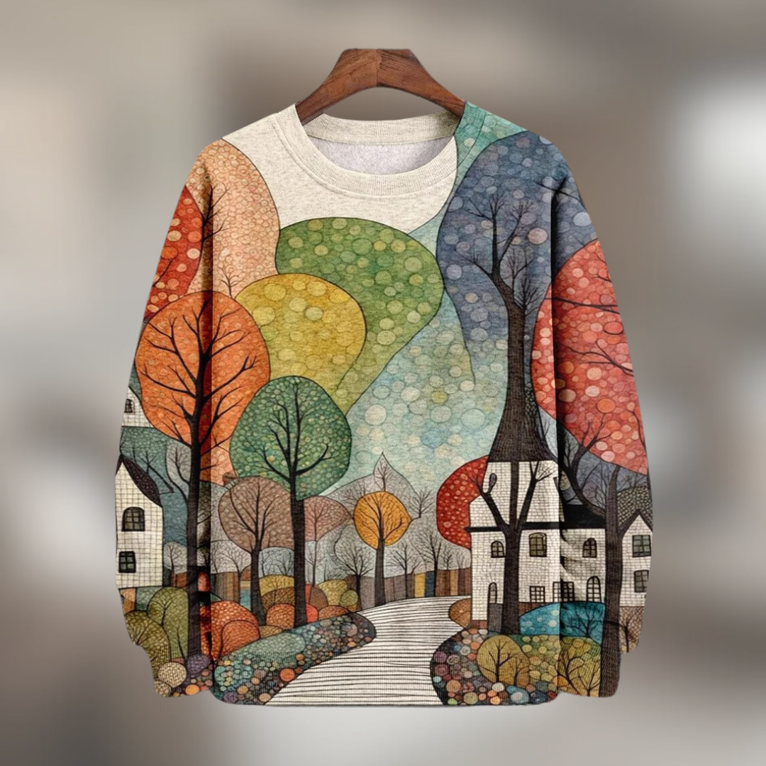 Sophie™ | Sweat-shirt Soleil en Collage