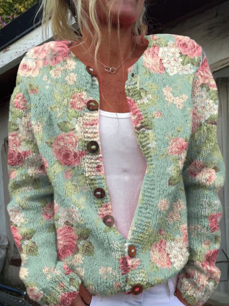 Roselind™ | Cardigan à motif floral