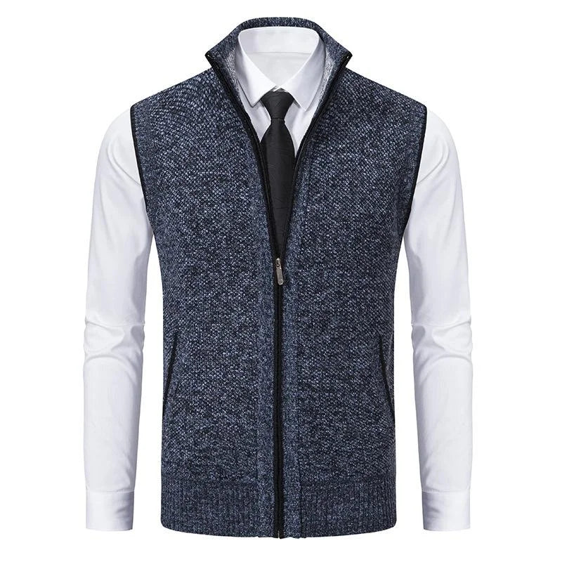 Aiden™ | Gilet polaire tricoté sans manches