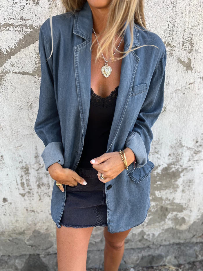 BLAZER EN DENIM MAIA