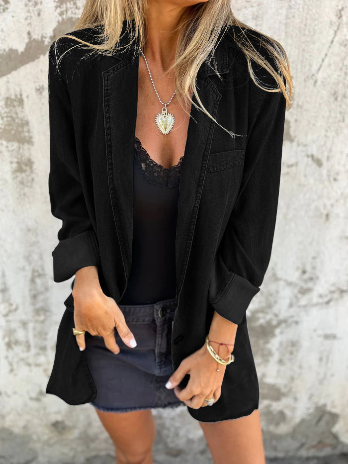 BLAZER EN DENIM MAIA