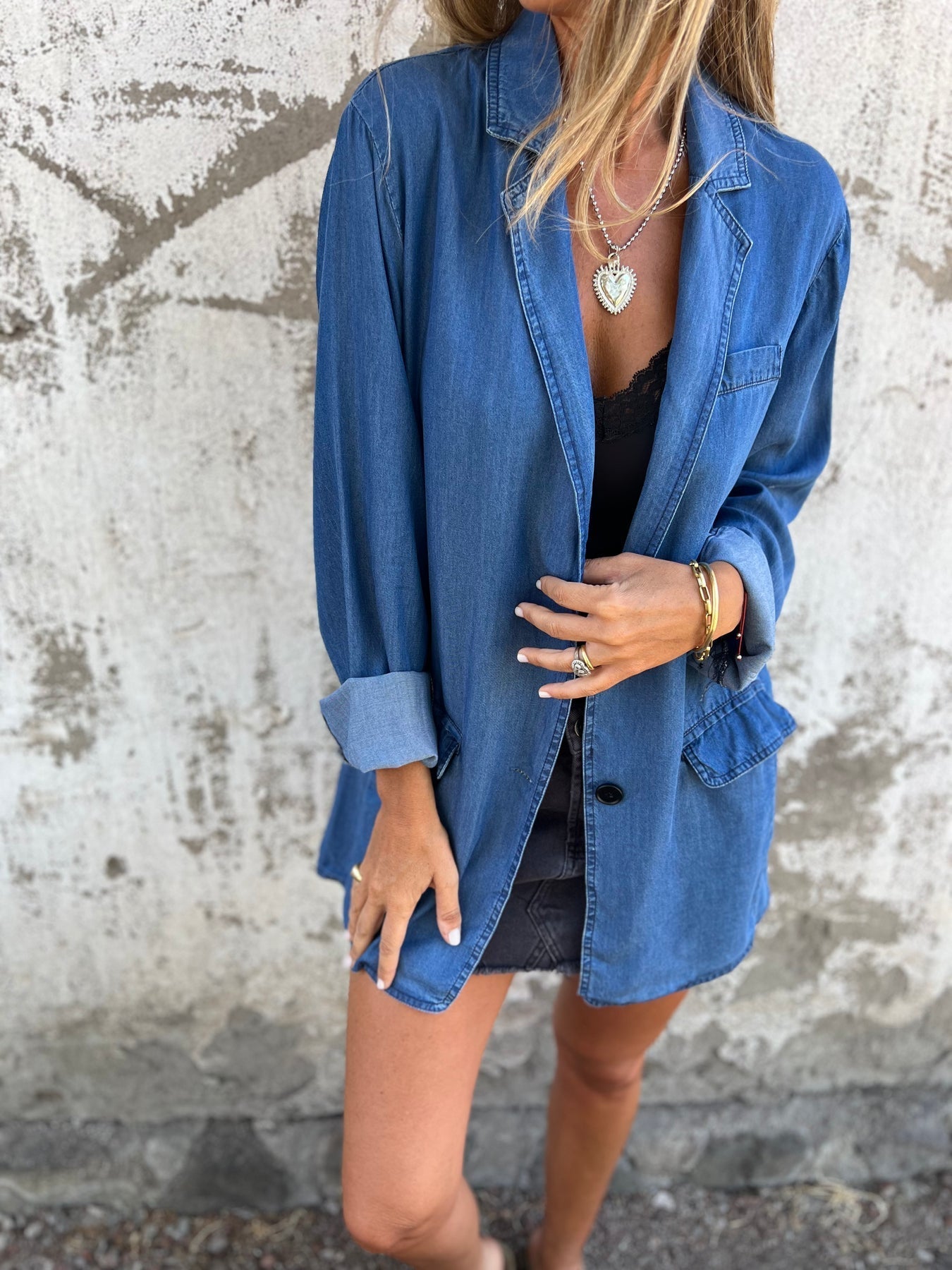 BLAZER EN DENIM MAIA