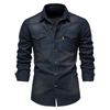 Delphine™ | Chemise en denim de coton pour hommes